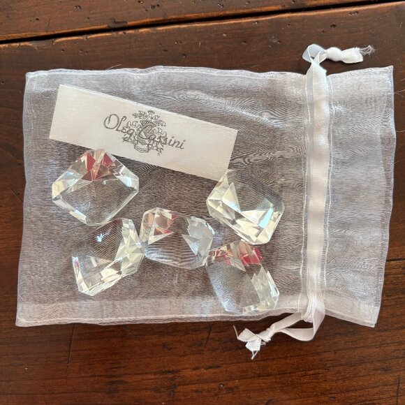 Oleg Cassini Crystal Paperweights 1 inch, Lot of 17 - Picture 5 of 5